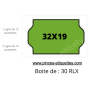 ÉTIQUETTES Meto 32X19 mm ROUGE VERT JAUNE Universelles POUR 32X19