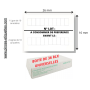 Étiquettes 26X16 mm N° LOT + A CONSOMMER PREFERENCE METO SATO TOVEL