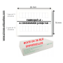 Étiquettes FABRIQUÉ LE + A CONSOMMER JUSQU'AU METO 26X16 mm SATO TOVEL