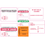 Personnaliser Étiquettes étiqueteuse METO 29X28 mm 3 lignes étiquettes