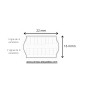 Etiqueteuse Pas cher 2 Lignes Etiquettes 22X16mm Meto Tovel Printex