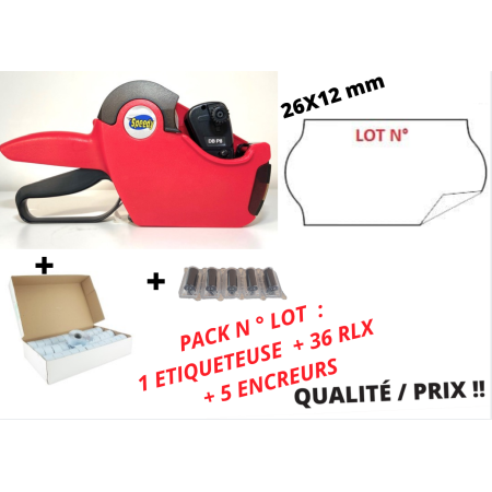 ETIQUETAGE N°LOT  avec 1 Etiqueteuse