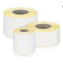 ETIQUETTES EN ROULEAUX  VELIN BLANC 69 X 48 MM IMPRIMANTE TRANSFERT