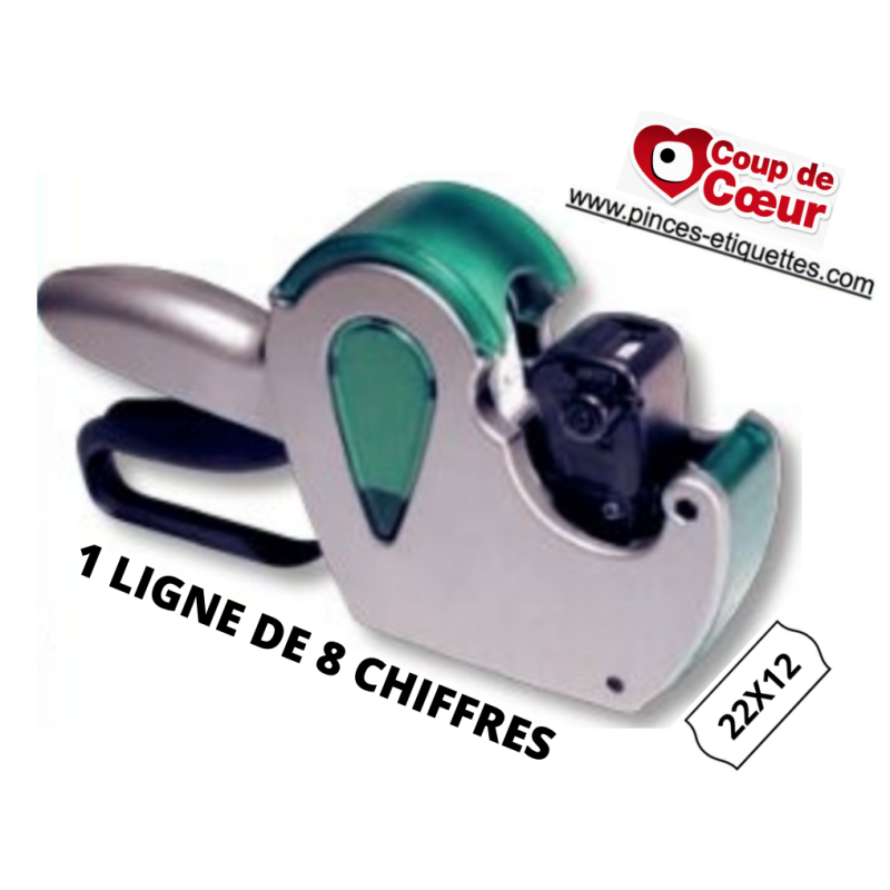 Imprimante à étiquettes METO Classic S - 1 Ligne, 8 Caractères, Pour Prix Et Quantités, Prête à L'emploi