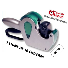 Etiqueteuse 26x12 mm 1 ligne ETIQUETAGE 26X12 MEILLEUR PRIX PETIT PRIX