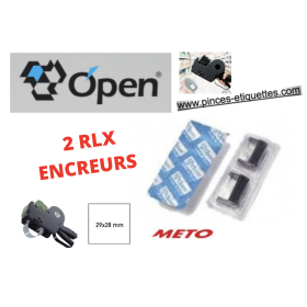 Rouleaux Encreurs OPEN 32X19 OPEN 29X28  Etiqueteuses BLITZ 32X19