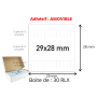 Rouleaux Encreurs OPEN 32X19 OPEN 29X28  Etiqueteuses BLITZ 32X19