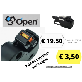 Etiqueteuse POUR PROMOTION MAGASIN DATE COURTE REMISE SOLDE PRIX CHOC