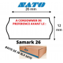 Étiquettes SATO 26x12mm A CONSOMMER DE PREFERENCE AVANT LE : pour Samark 26