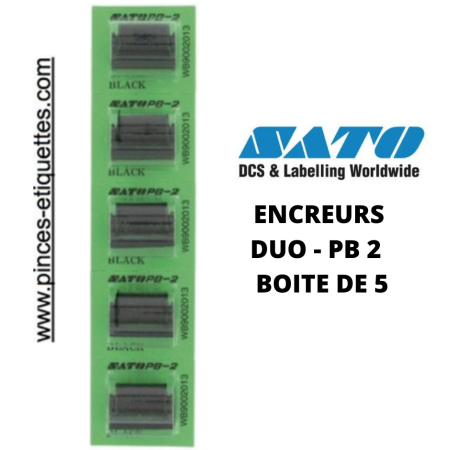Rouleaux Encreurs SATO  Etiqueteuses PB 2 Duo 20 Duo 16 PB 216 PB 220