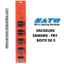 Encreurs Rouleaux SATO : Etiqueteuses SAMARK - PB 1 boite de 5 Tampons