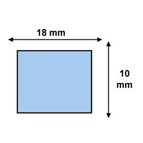 Étiquettes 18x10mm Couleurs pour Étiqueteuse Sato PB-1