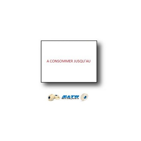 Étiquettes 18x16mm Blanches Pré-imprimées pour Étiqueteuse Sato PB DUO 16