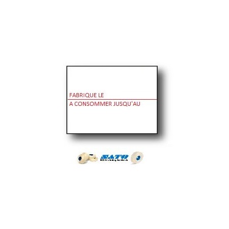 Étiquettes 18x16mm Blanches Pré-imprimées pour Étiqueteuse Sato PB DUO 16