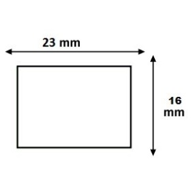 Étiquettes 18x16mm Blanches pour Étiqueteuse Sato PB DUO 16