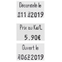 SATO JUDO Etiqueteuse FOOD 26x16 mm restaurant ALIMENTAIRE CUISINE