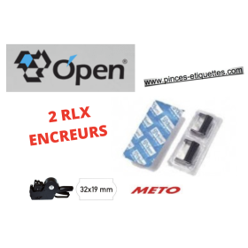 Rouleaux Encreurs OPEN 32X19 OPEN 29X28  Etiqueteuses BLITZ 32X19