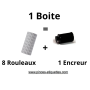 Étiquettes 1136 ""A CONSOMMER JUSQU'AU-POIDS NET KG" Etiqueteuse  .